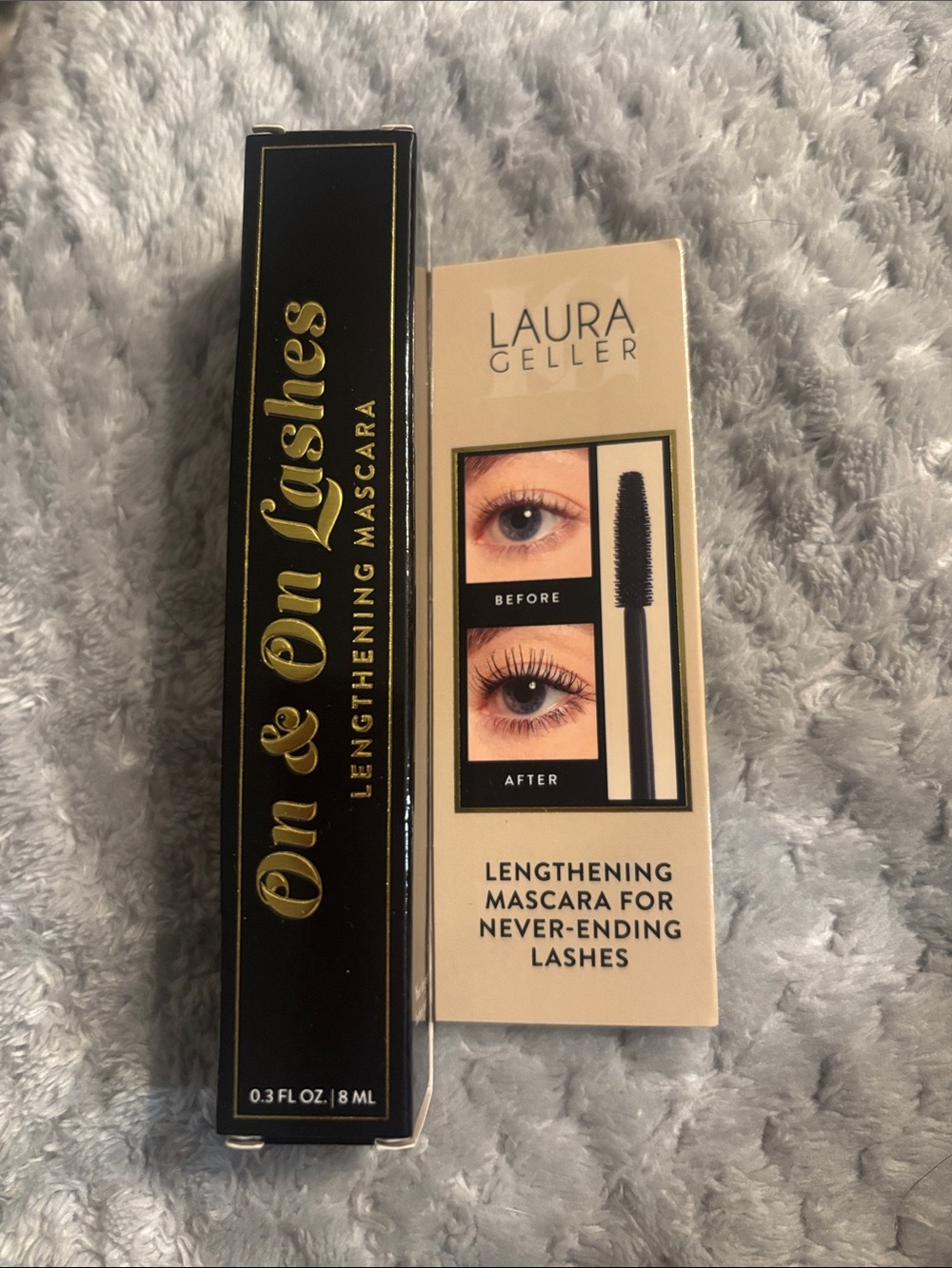Laura Geller On & On Lashes Lengthening Mascara - Black and Gold Packaging